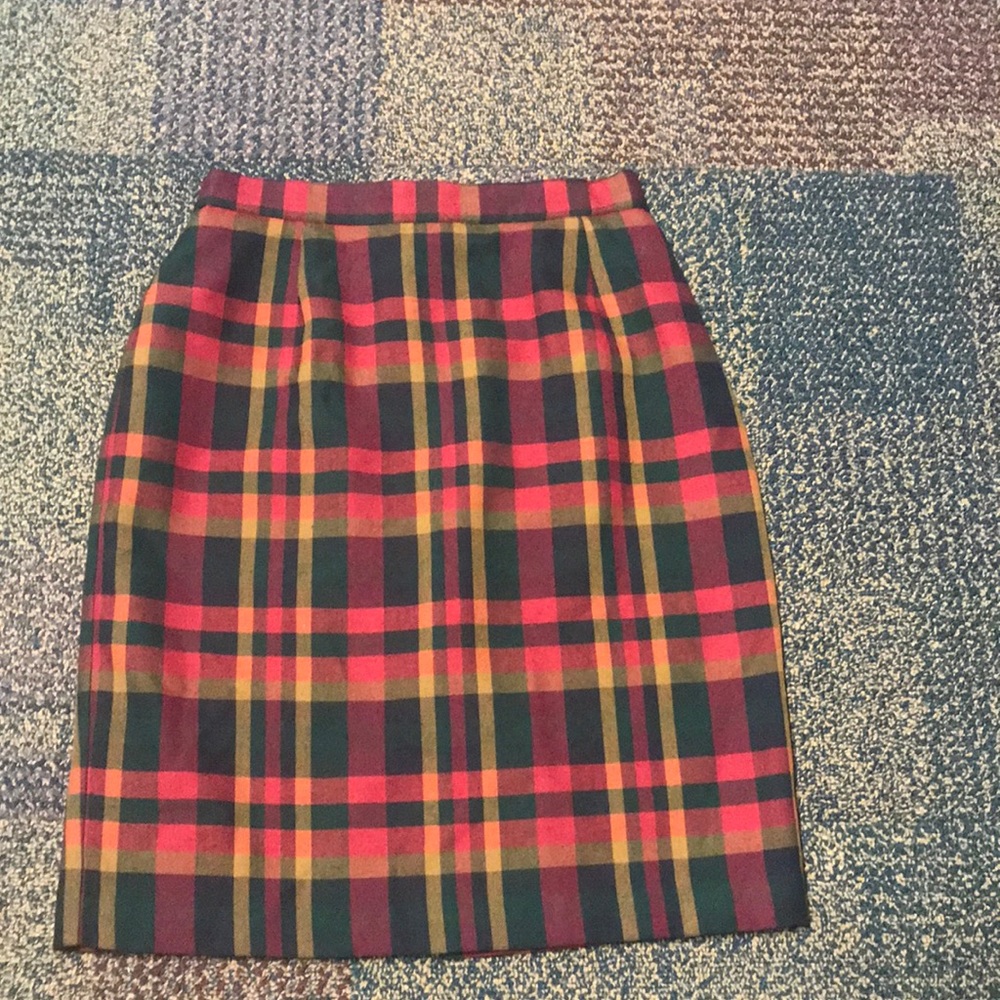 Norton McNaughton Petites Plaid Skirt - Size 10